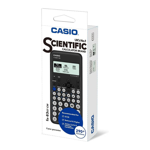 CASIO : Scientific Calculator Black FX83GTCW