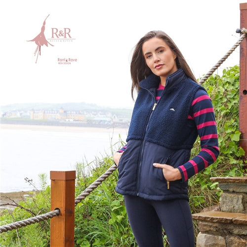 RELAX & RENEW : Mabel Gilet - Navy