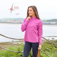 RELAX & RENEW : Tessa Half Zip - Cranberry