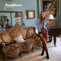 RANT & RAVE : Lina Faux Leather Pants - Tan