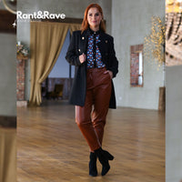 RANT & RAVE : Lina Faux Leather Pants - Tan