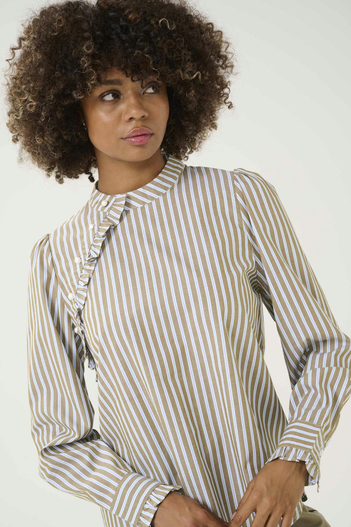 CULTURE Fabia Stiped Shirt Blouse