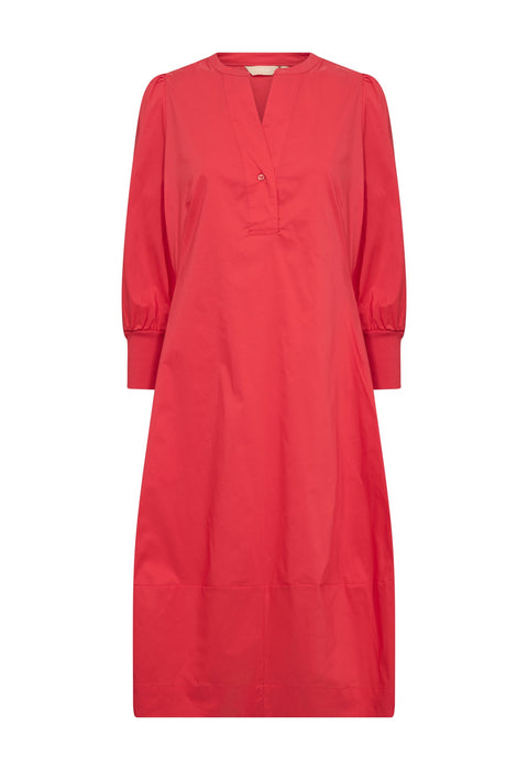 CULTURE Antoinett 3/4 Sleeve Dress - Red