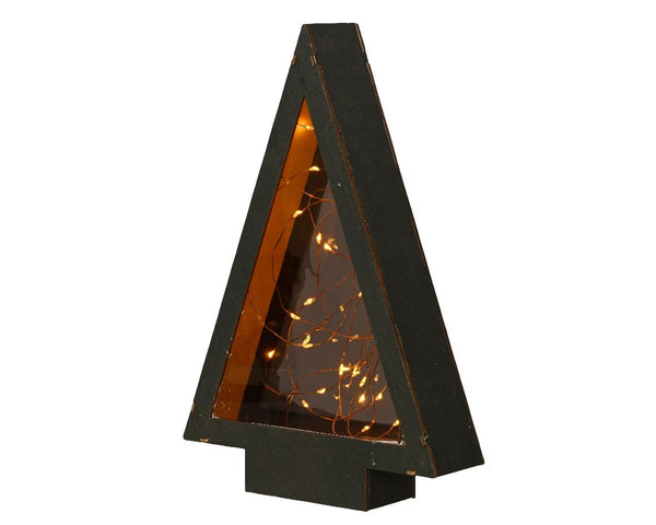 Christmas Black LED Tree 28cm