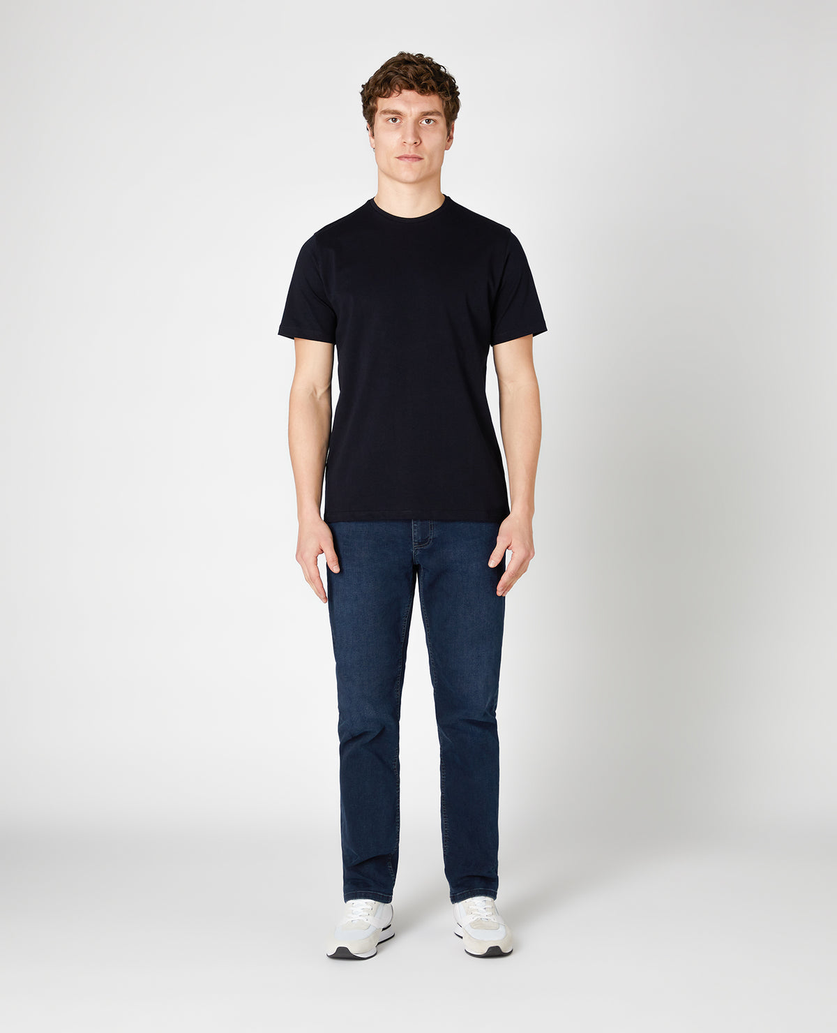 REMUS UOMO : SS Casual T-Shirt - Navy