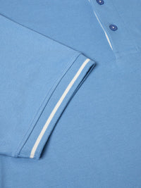 DANIEL GRAHAME :  Drifter Sky Blue SS Casual Polo Shirt