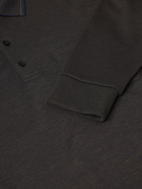 DG'S DRIFTER : Long Sleeve Polo Shirt : Brown