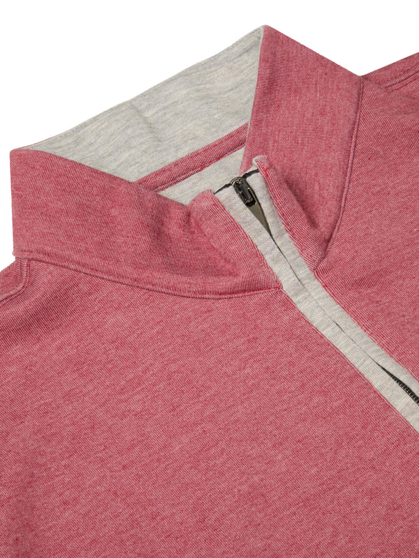 DG'S Drifter : Half Zip Sweatshirt - Red