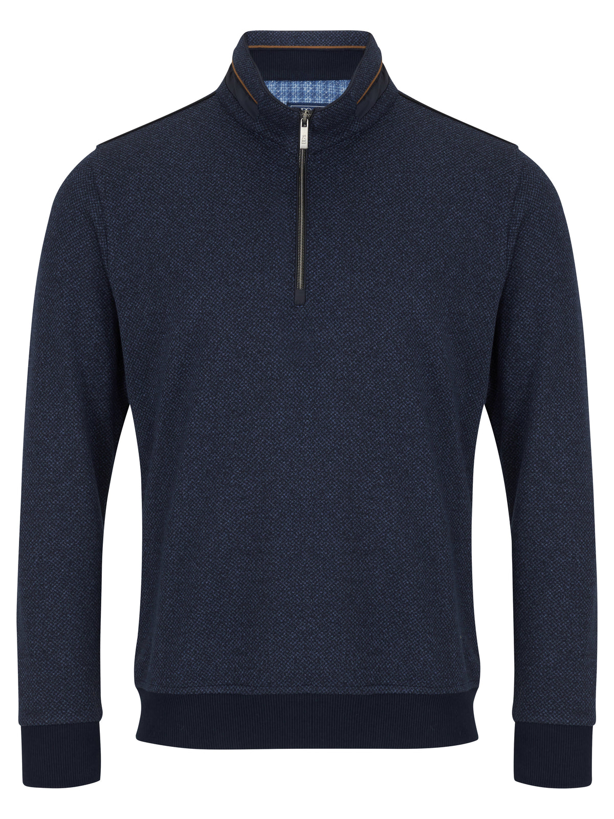 DG'S DRIFTER : Casual Half Zip Jumper - Blue