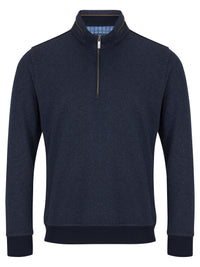 DG'S DRIFTER : Casual Half Zip Jumper - Blue