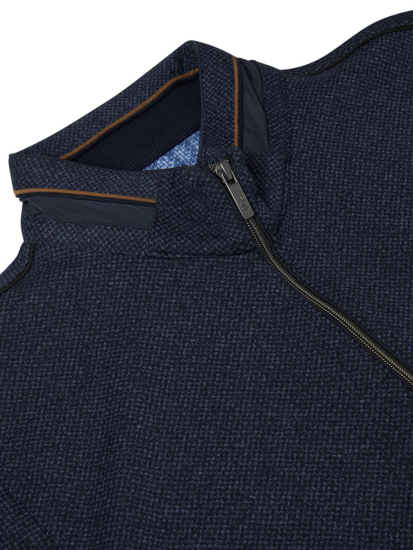 DG'S DRIFTER : Casual Half Zip Jumper - Blue