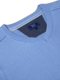 DG'S DRIFTER Men's V-Neck Jumper - Light Blue