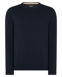 REMUS UOMO : Crew Neck Sweater - Navy