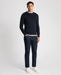 REMUS UOMO : Crew Neck Sweater - Navy