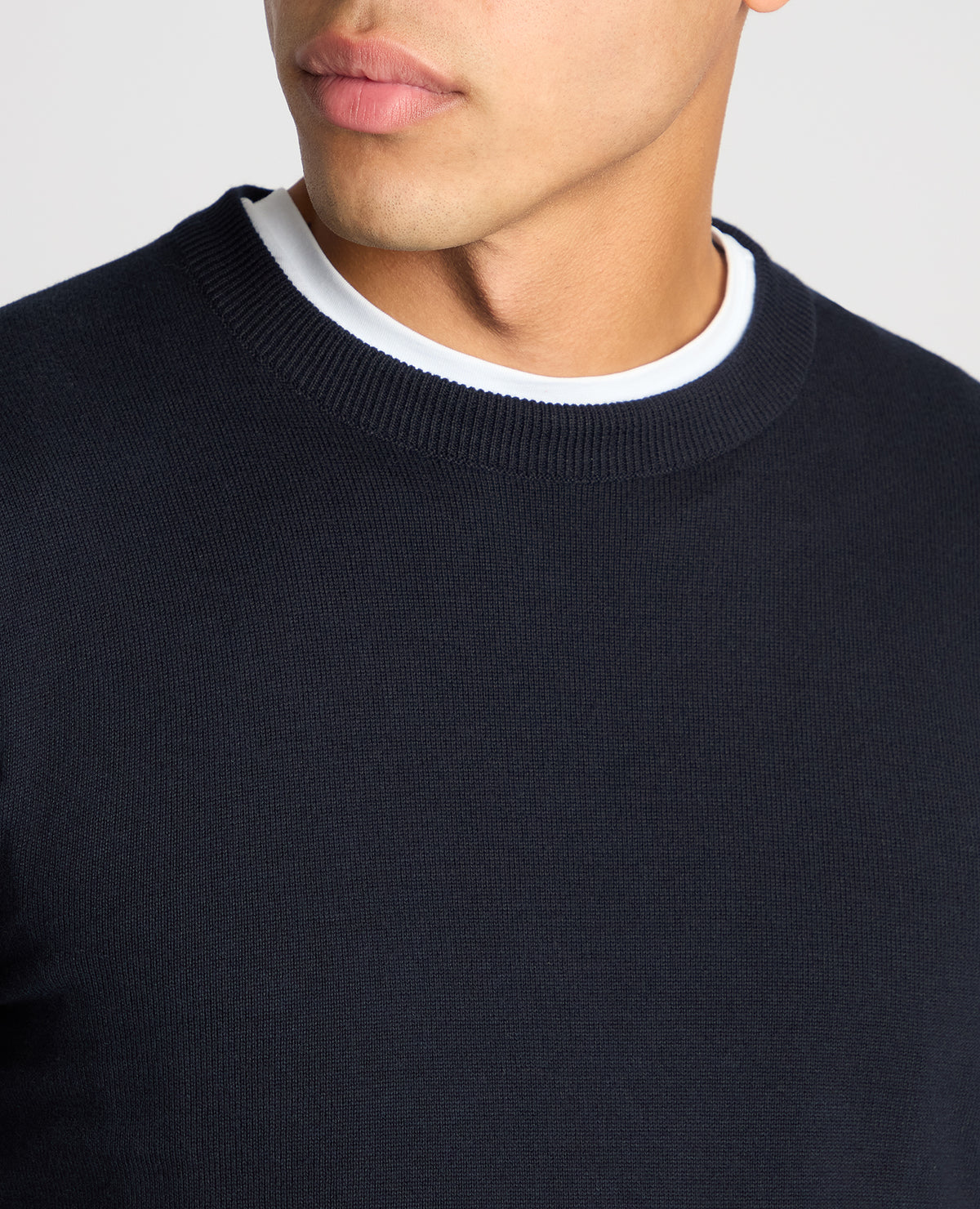 REMUS UOMO : Crew Neck Sweater - Navy