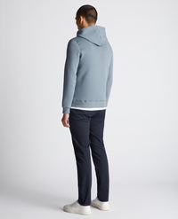 REMUS UOMO: Tapered Fit Hoodie - Grey