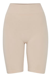 FRANSA Lessa Slim Fit Biker Shorts - Nude