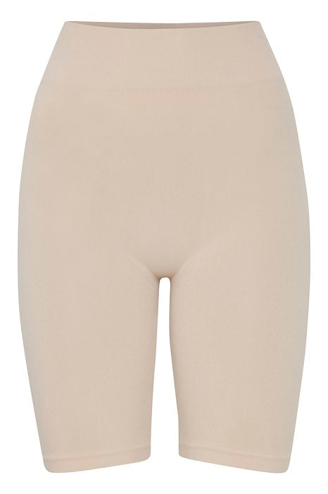 FRANSA Lessa Slim Fit Biker Shorts - Nude