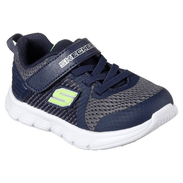 SKECHERS : Comfy Flex - Hyper Stride Toddler Boy's Shoes Navy