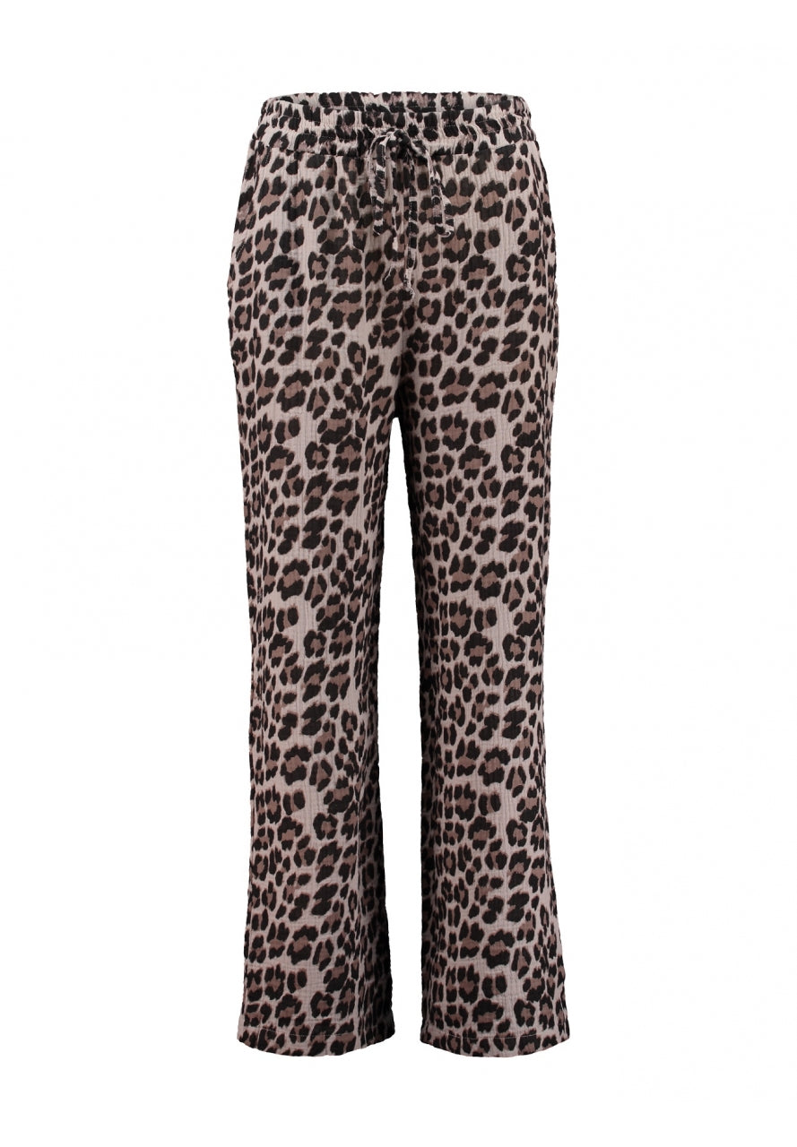 HAILYS : Wide Leg Trouser - Leopard