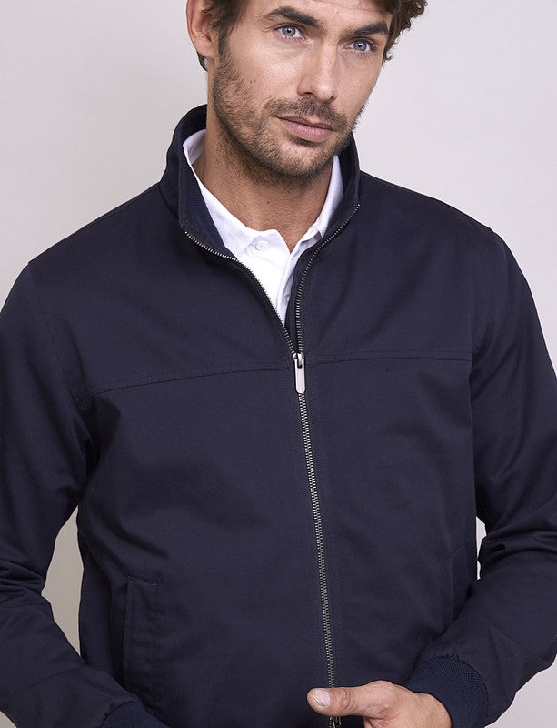 VEDONEIRE : Cotton Jacket - Navy