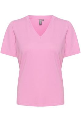 CULTURE : Bea V-Neck T-Shirt - Pink