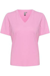 CULTURE : Bea V-Neck T-Shirt - Pink