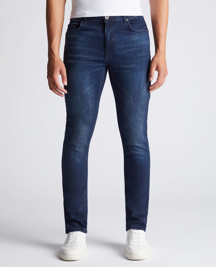 REMUS UOMO : Slim Fit Navy Apollo Jeans