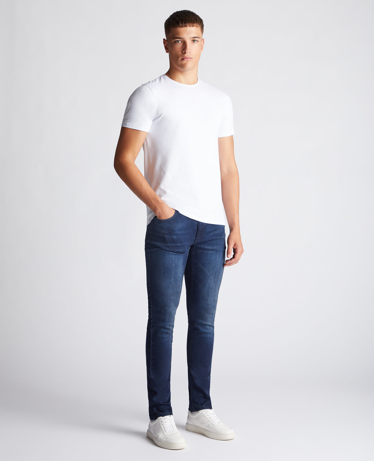 REMUS UOMO : Slim Fit Navy Apollo Jeans