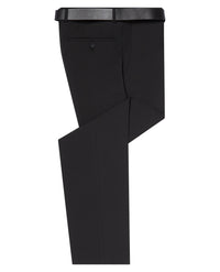 REMUS UOMO : Leroy Black Dress Trousers