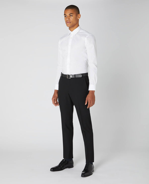 REMUS UOMO : Leroy Black Dress Trousers