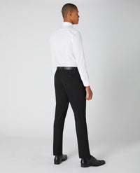 REMUS UOMO : Leroy Black Dress Trousers