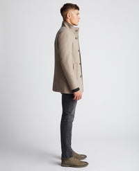 REMUS UOMO Jonah Tailored Coat - Taupe