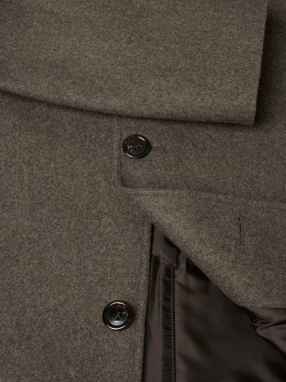 DANIEL GRAHAME : Bales Tailored Coat - Taupe