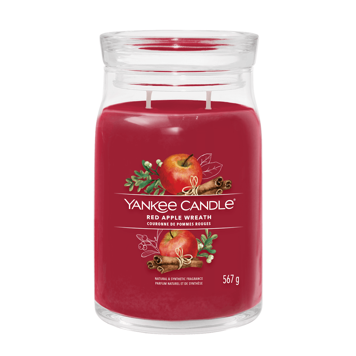 YANKEE CANDLE Red Apple Wreath Large Jar Candle 567g