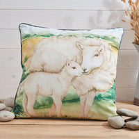 LANGS : Sheep and Lamb Printed Cushion