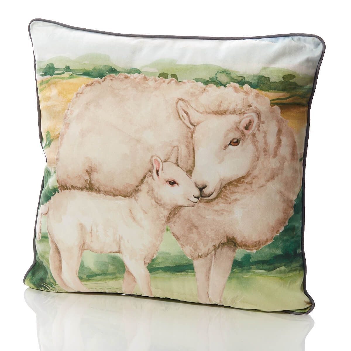 LANGS : Sheep and Lamb Printed Cushion