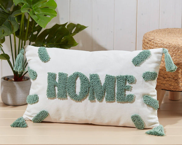 LANGS Home Embroided Tassels Cushion 30x50cm