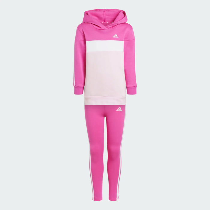 ADIDAS : Girls 3S Hooded Tracksuit