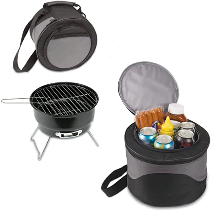 FERRABOLI : Portable BBQ Grill with Cooler Bag