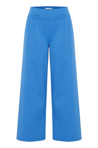 ICHI Kate Wide Leg Trousers - Royal Blue