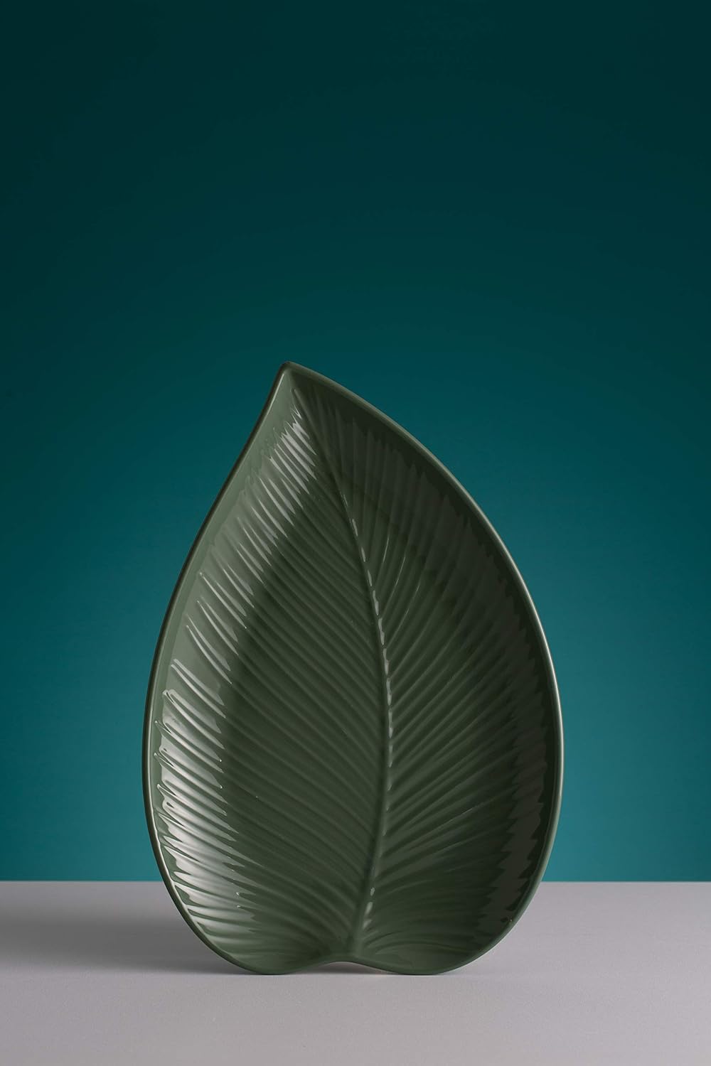 MASON CASH : In The Forest Large Leaf Platter