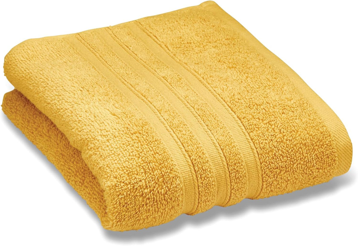 CATHERINE LANSFIELD : Zero Twist Cotton Towel - Ochre (Available in 3 Sizes)