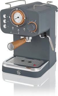 SWAN : Nordic Espresso Coffee Machine - Grey