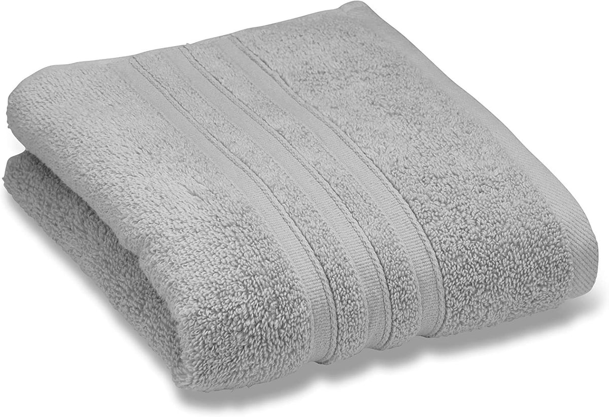 CATHERINE LANSFIELD : Zero Twist Cotton Towel - Silver (Available in 3 Sizes)