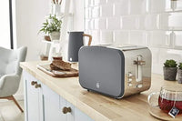 SWAN : 2 Slice Nordic Toaster - Grey