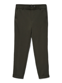 VERO MODA Maya Mid Waist Trousers - Khaki