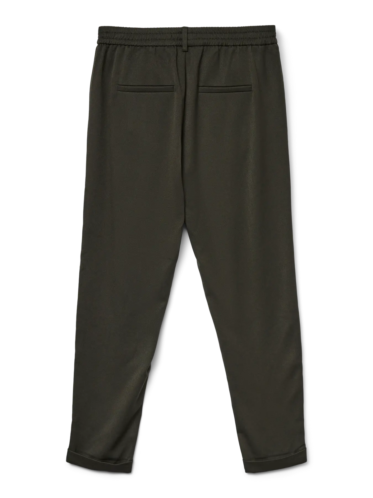 VERO MODA Maya Mid Waist Trousers - Khaki