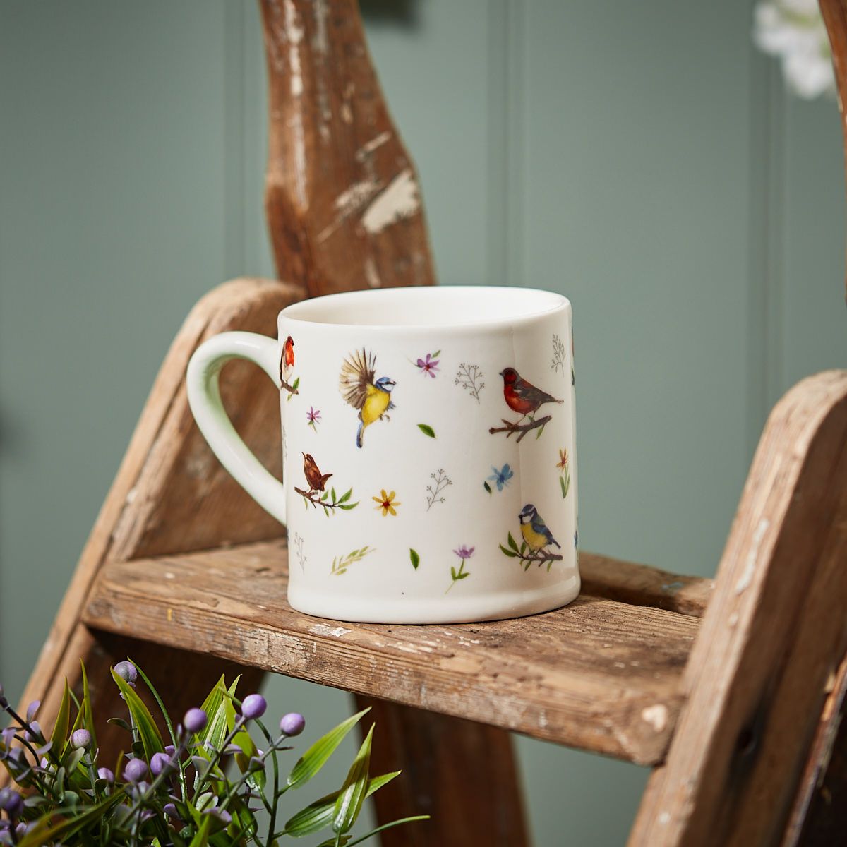 LANGS : Birds White Mug