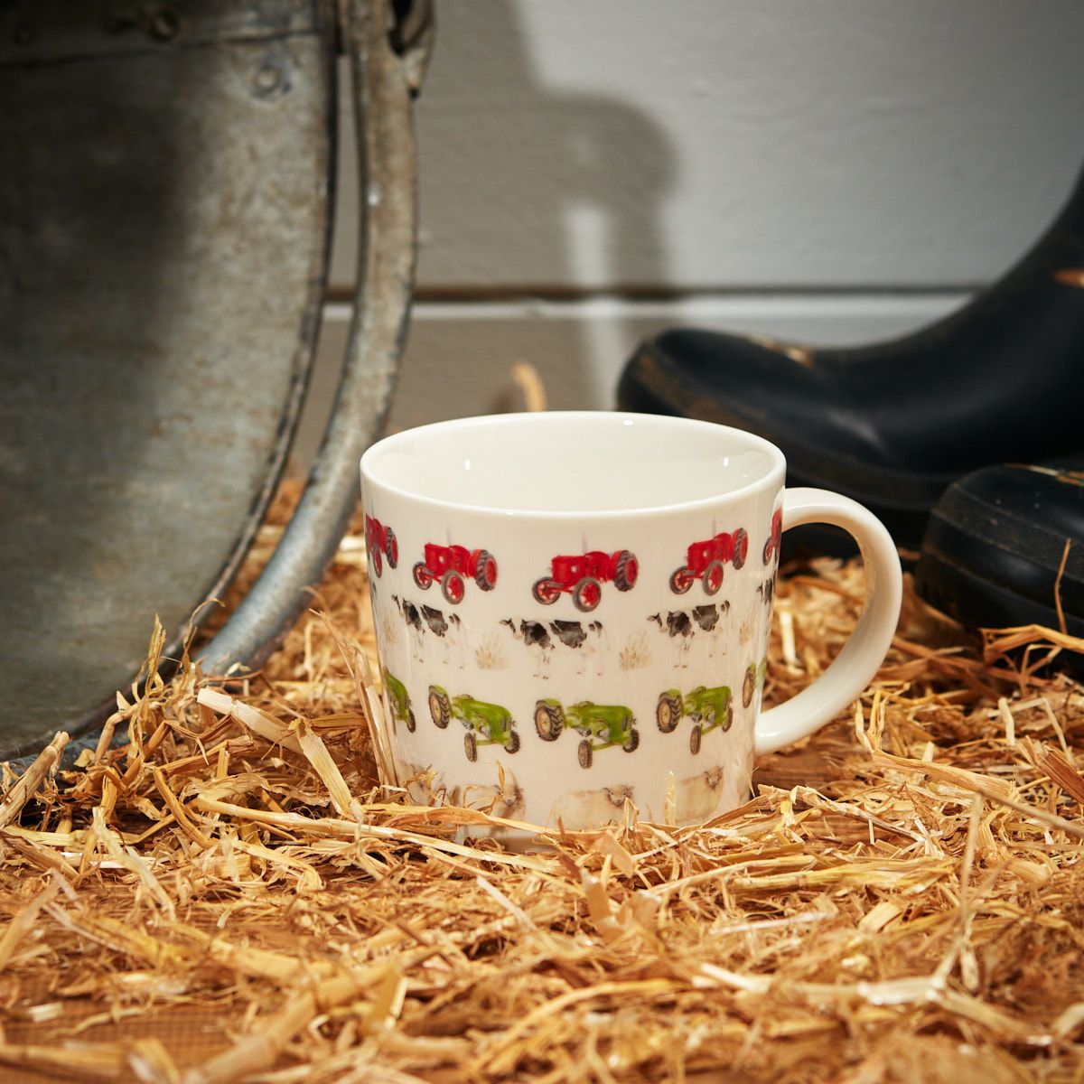 LANGS White Farm Mug